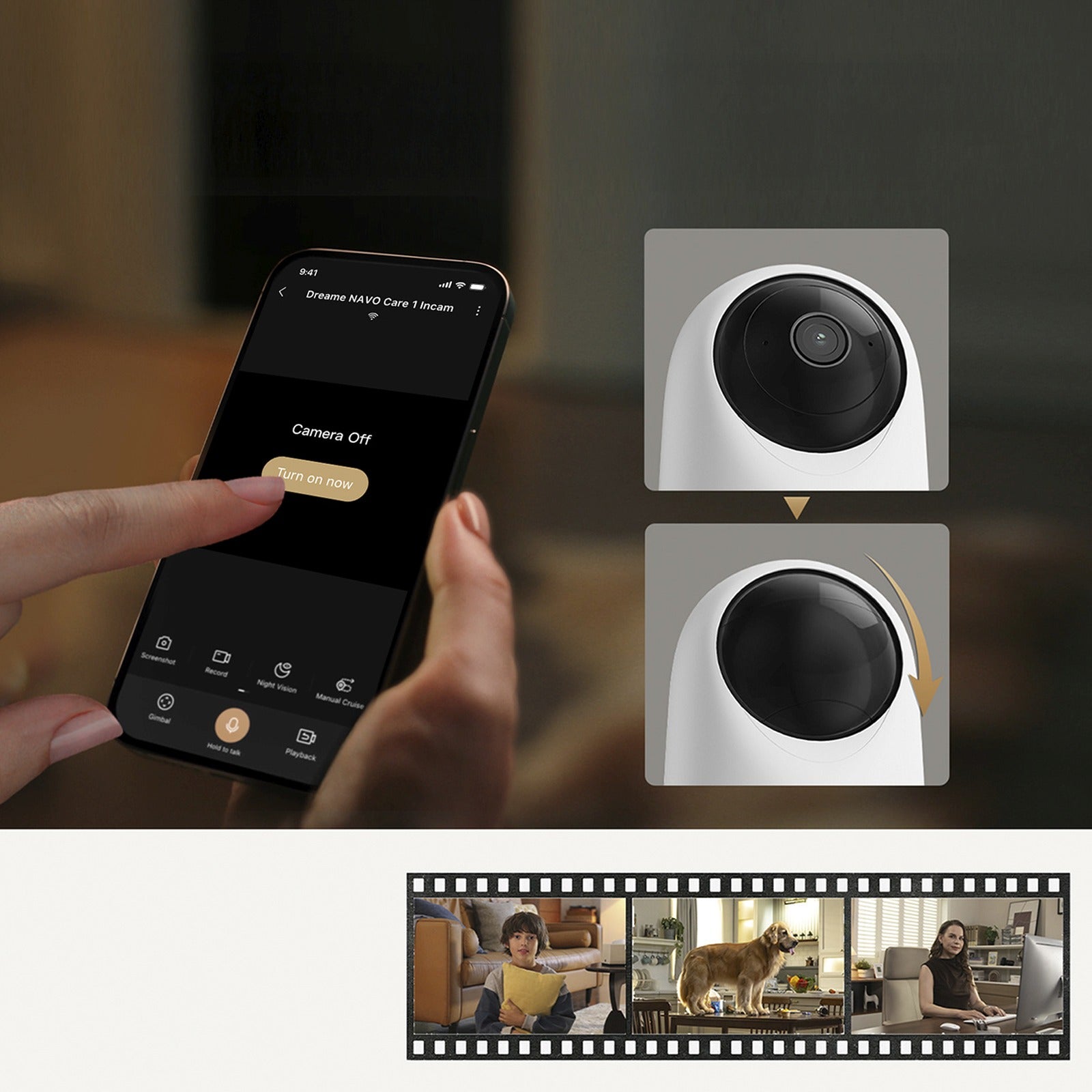 Surveillance Camera Accessories – 1080p IR Wi-Fi Bluetooth indoor surveillance - Carlat