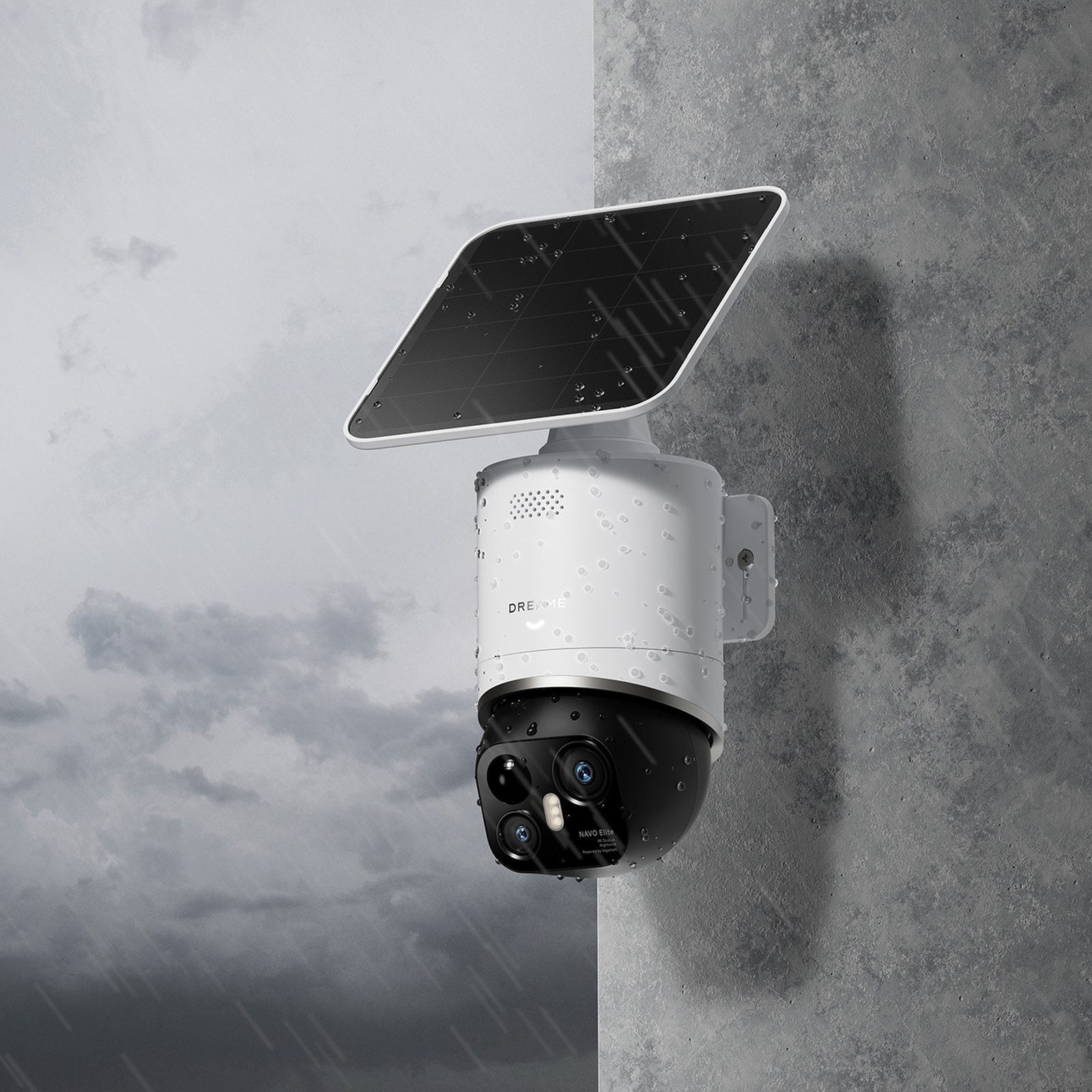 Surveillance Camera Accessories – 360 Outdoor Camera with Solar Panel - Carlat