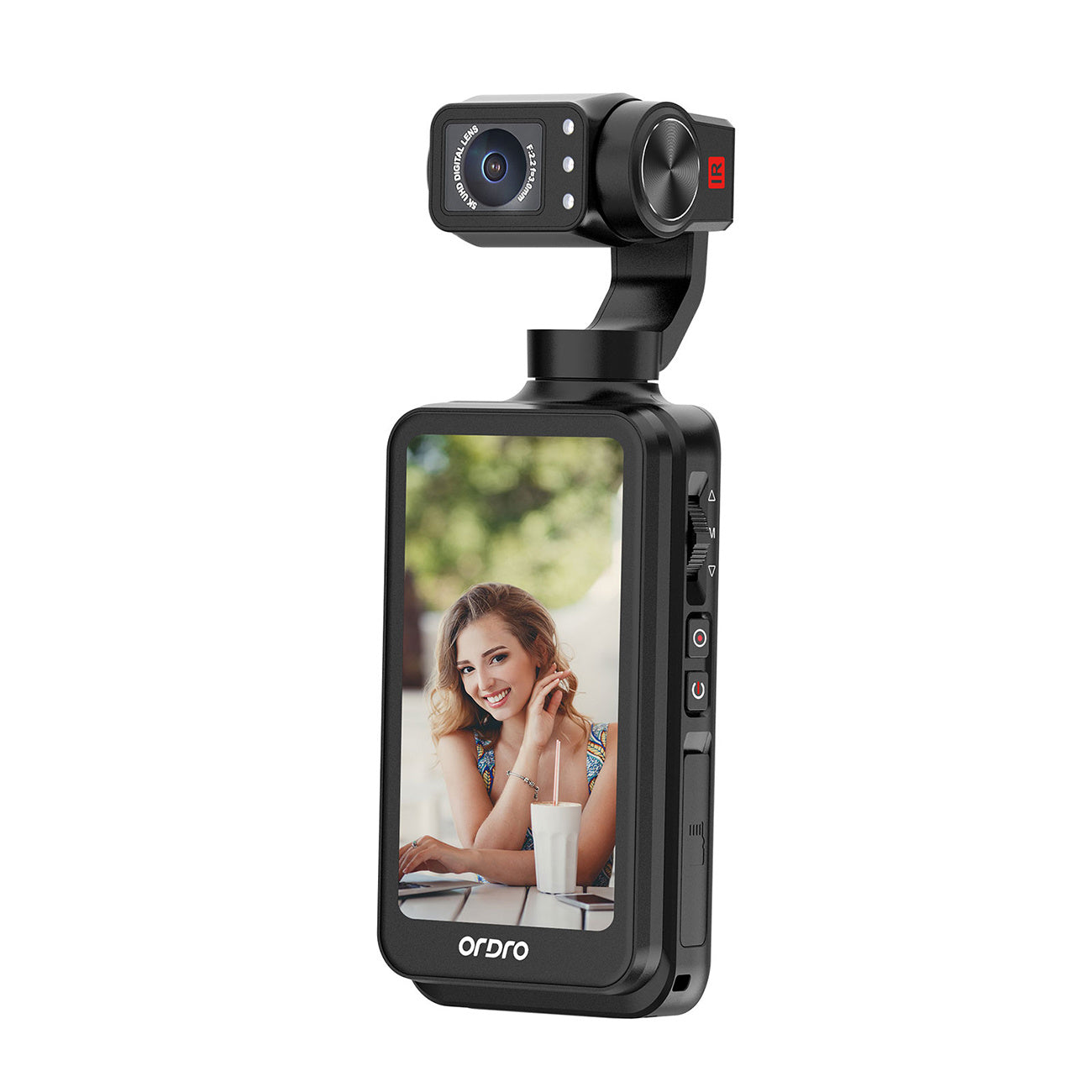 Surveillance Camera Accessories – Camera with 3-axis gimbal for Vlog - Carlat