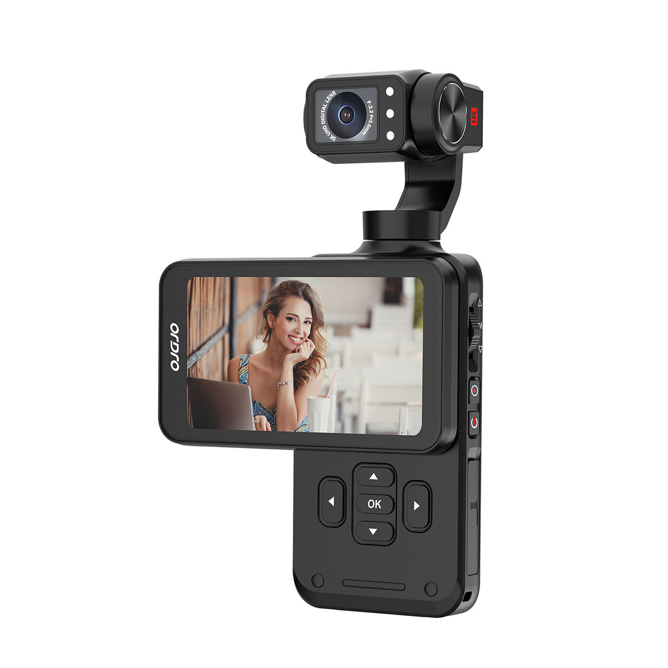 Surveillance Camera Accessories – Camera with 3-axis gimbal for Vlog - Carlat