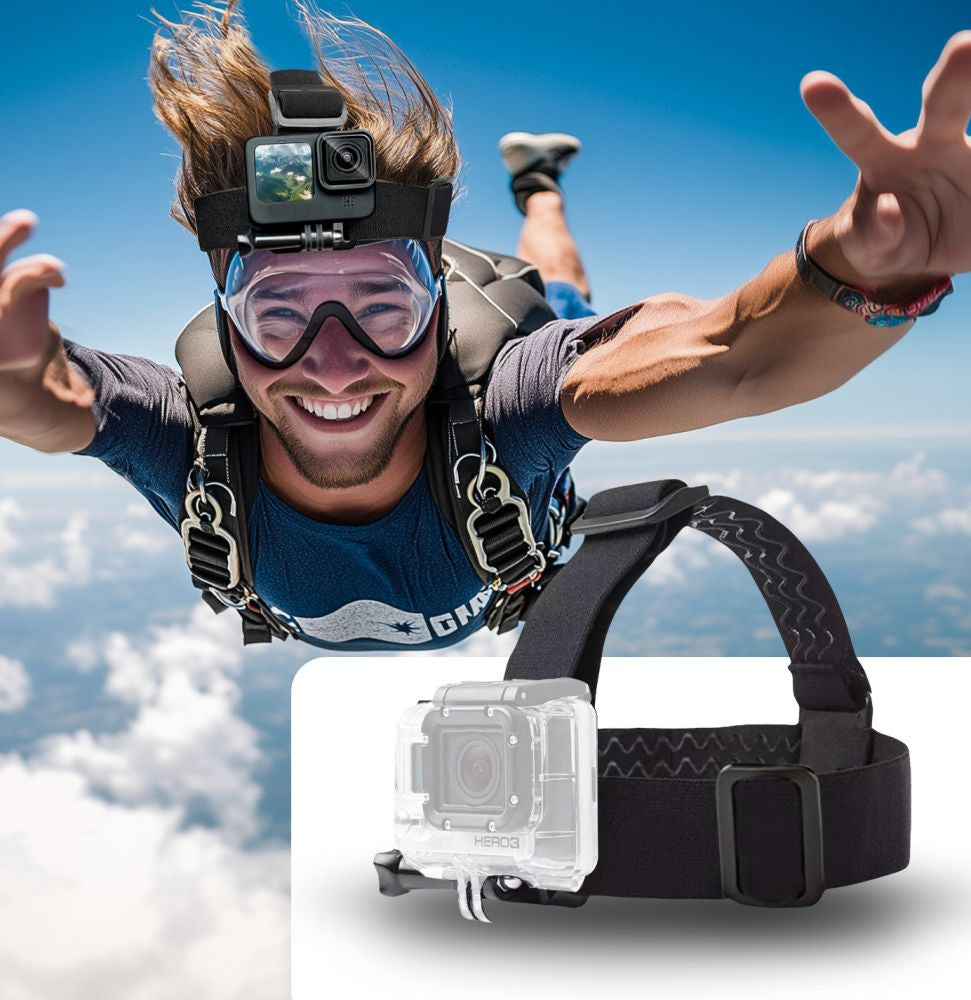 Surveillance Camera Accessories – Headband for GoPro DJI GA100 Head - Carlat