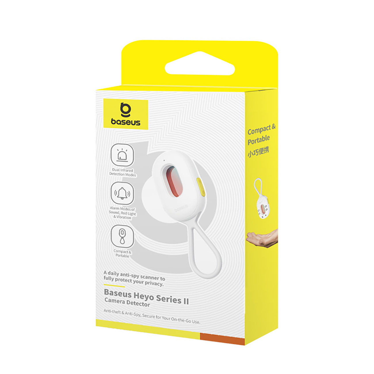 Surveillance Camera Accessories – Hidden camera detector with mini flashlight - Carlat
