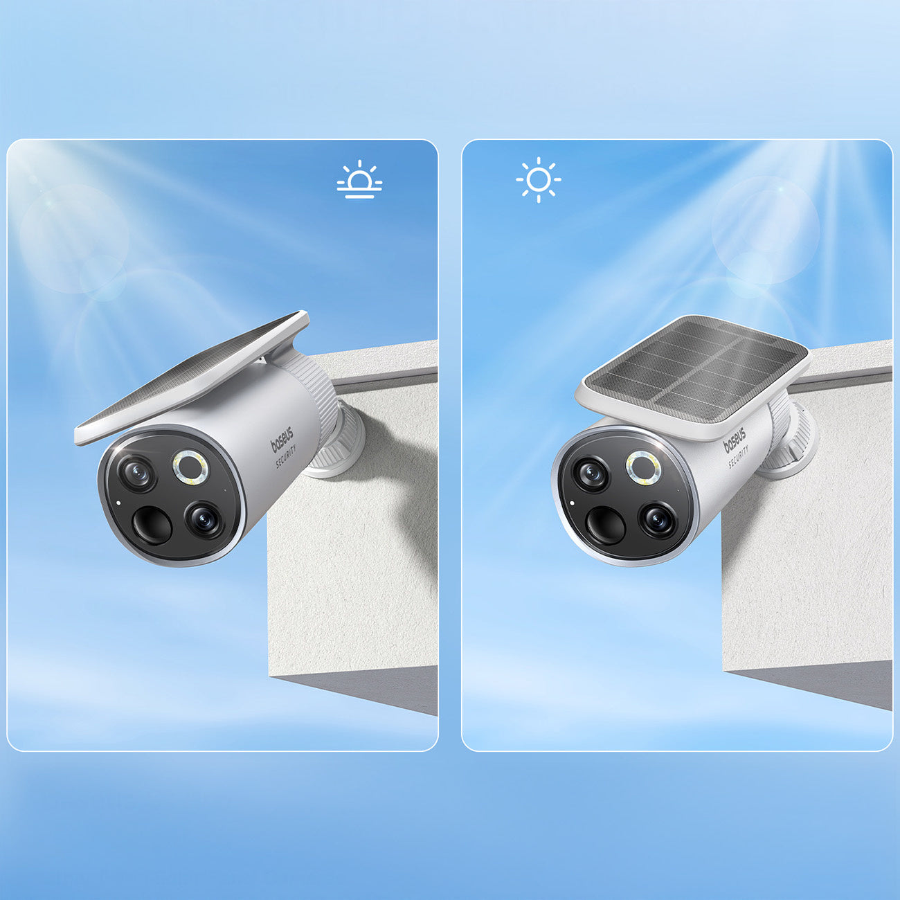 Surveillance Camera Accessories – Outdoor solar monitoring kit with 2 - Carlat