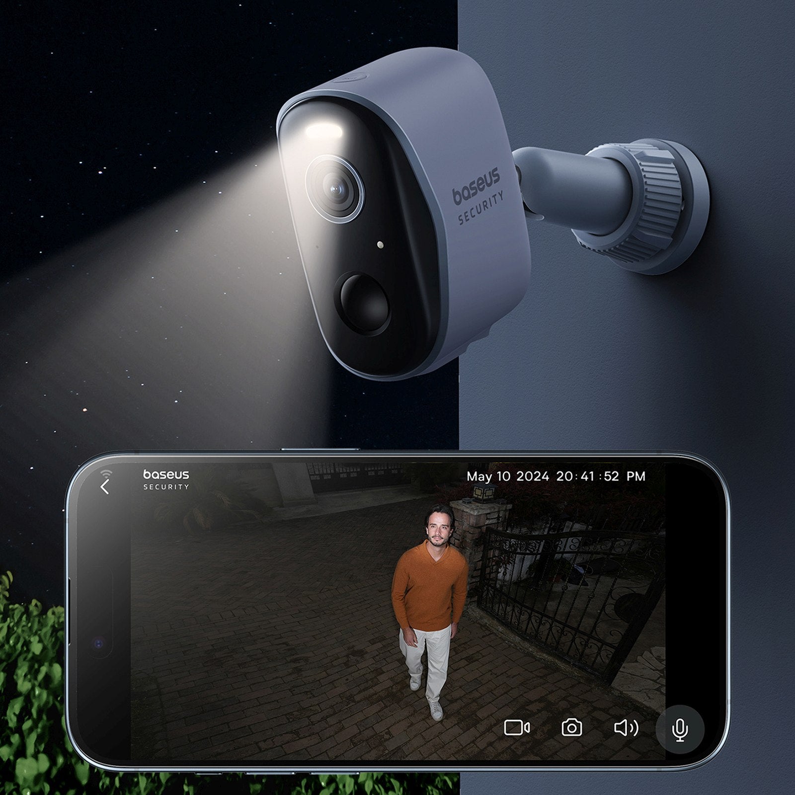 Surveillance Camera Accessories – Outdoor surveillance camera with 2K Wi-Fi - Carlat