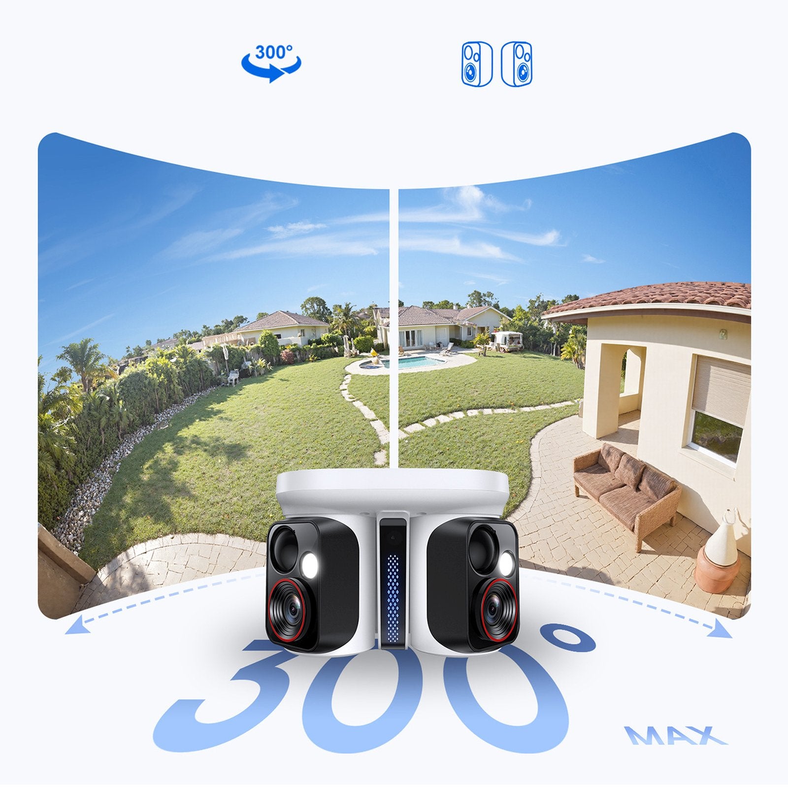 Surveillance Camera Accessories – Outdoor surveillance camera with 3K IP65 - Carlat