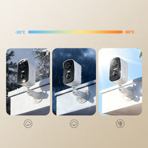 Surveillance Camera Accessories – Outdoor surveillance camera with solar panel - Carlat