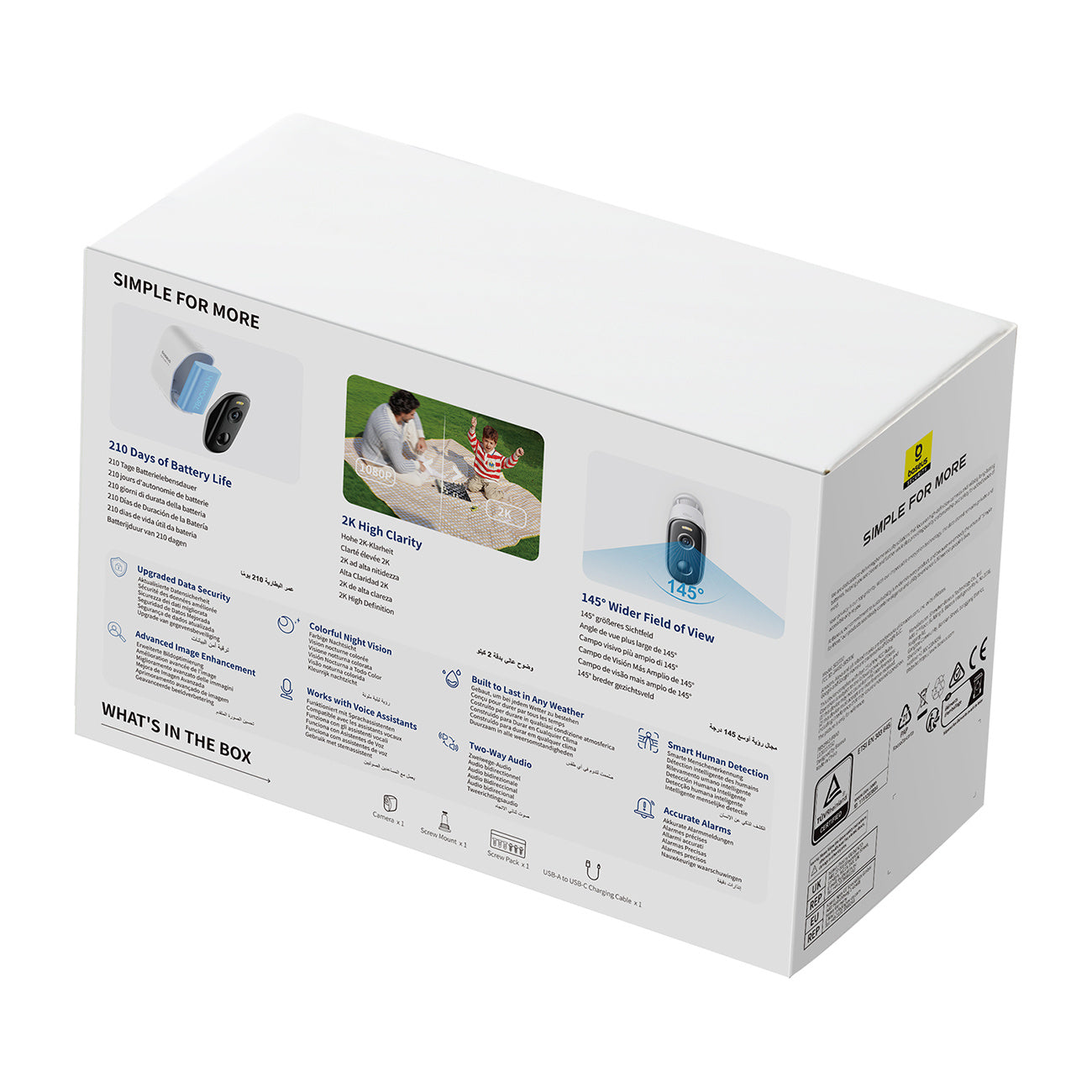 Surveillance Camera Accessories – Security N1 outdoor camera for 2K - Carlat
