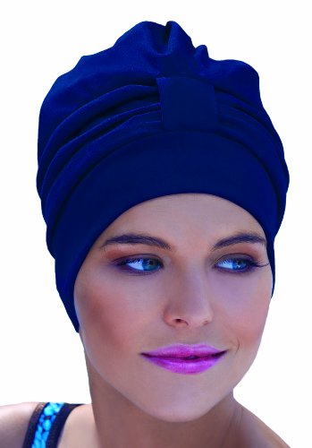 Swimming cap Fashy polyester blue - Carlat
