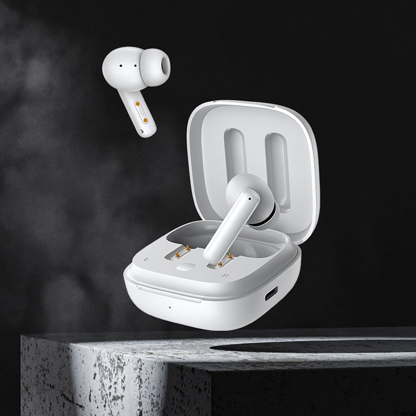 T13 ANC IPX5 Bluetooth in-ear wireless headphones - white - Carlat