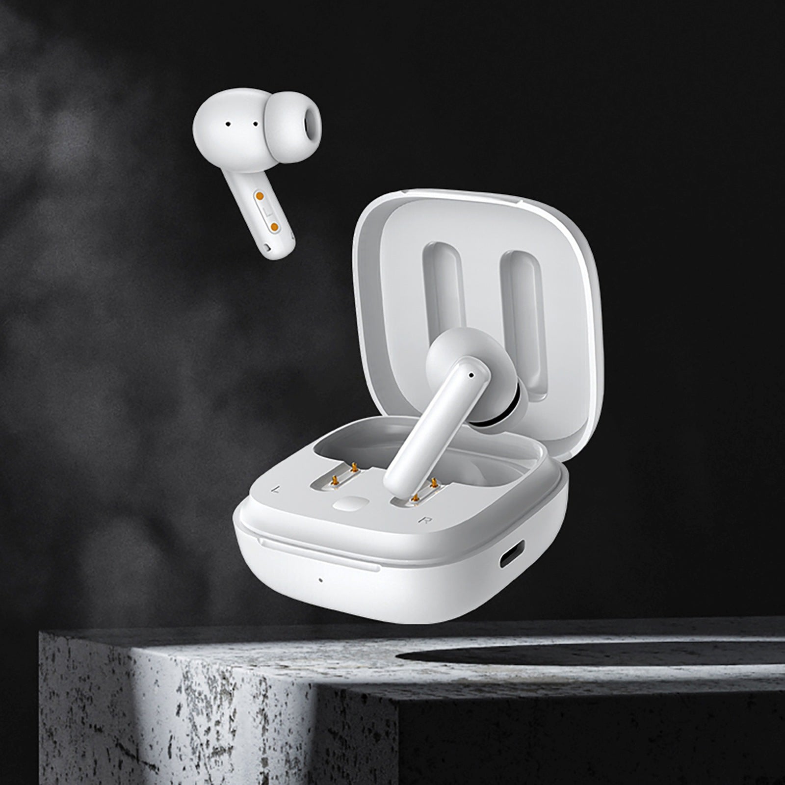 T13 ANC IPX5 Bluetooth in-ear wireless headphones - white - Carlat