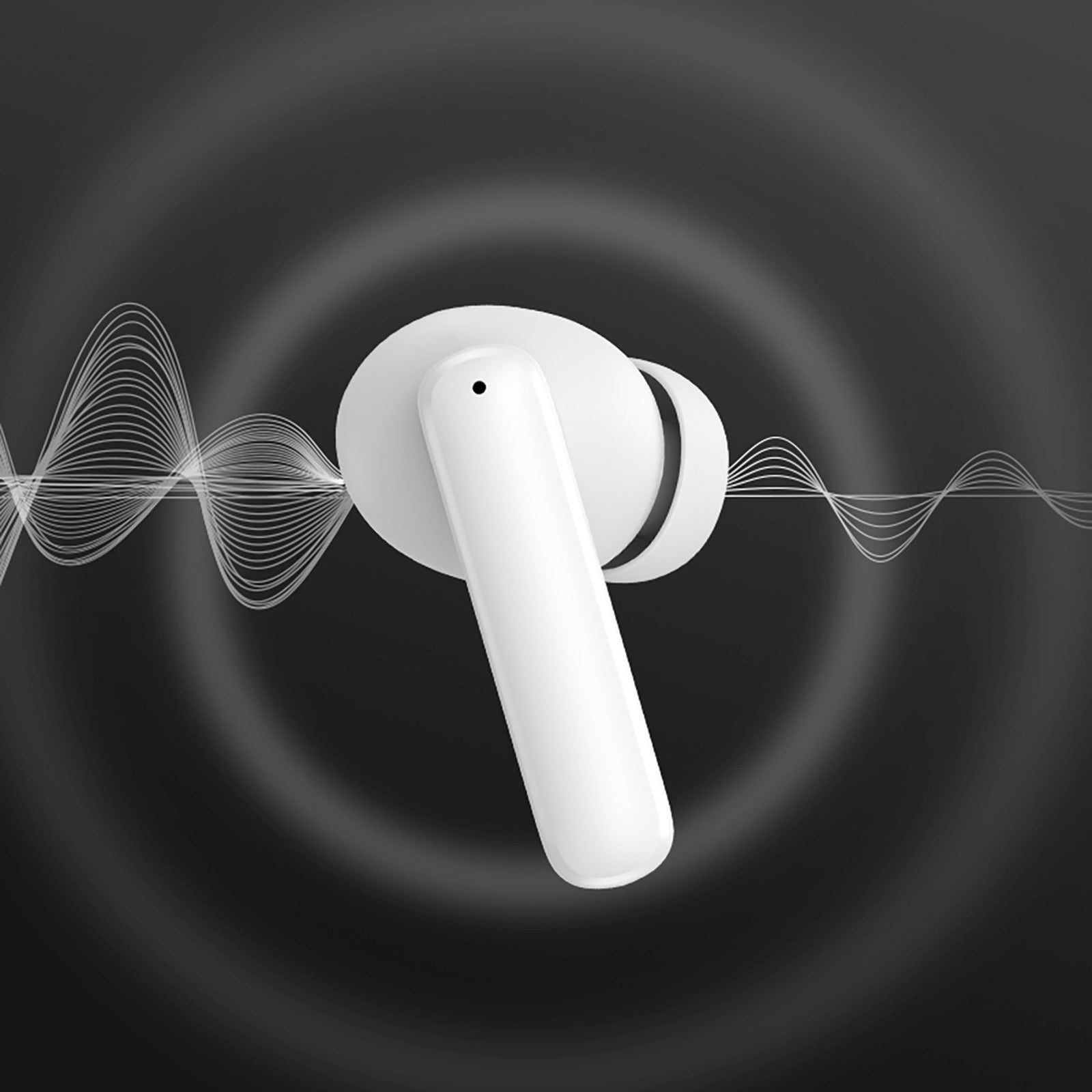 T13 ANC IPX5 Bluetooth in-ear wireless headphones - white - Carlat