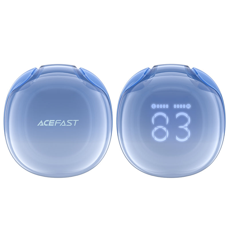 T9 Bluetooth 5.3 in-ear USB-C wireless headphones, blue - Carlat