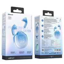 T9 Bluetooth 5.3 in-ear USB-C wireless headphones, blue - Carlat