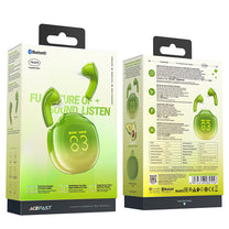 T9 Bluetooth 5.3 in-ear USB-C wireless headphones, green - Carlat