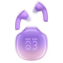 T9 Bluetooth 5.3 in-ear USB-C wireless headphones, purple - Carlat