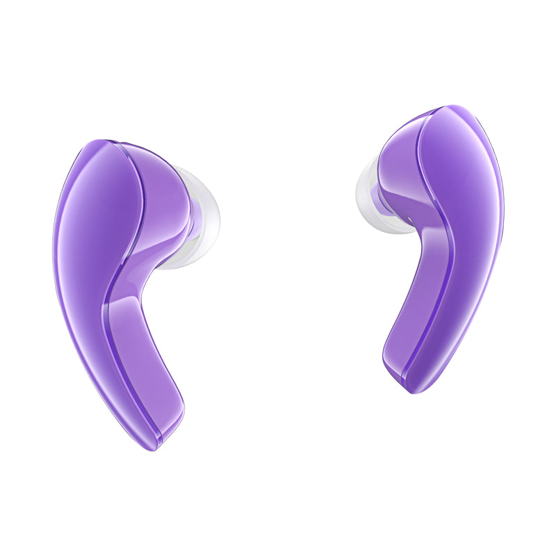 T9 Bluetooth 5.3 in-ear USB-C wireless headphones, purple - Carlat