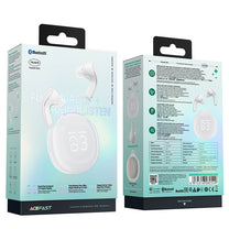 T9 Bluetooth 5.3 in-ear USB-C wireless headphones, white - Carlat