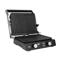 TEESA Electric Grill, Panini Grill, Sandwich Maker, 3 Settings, Removable Plates, 2000W - Carlat