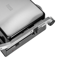 TEESA Electric Grill, Panini Grill, Sandwich Maker, 3 Settings, Removable Plates, 2000W - Carlat