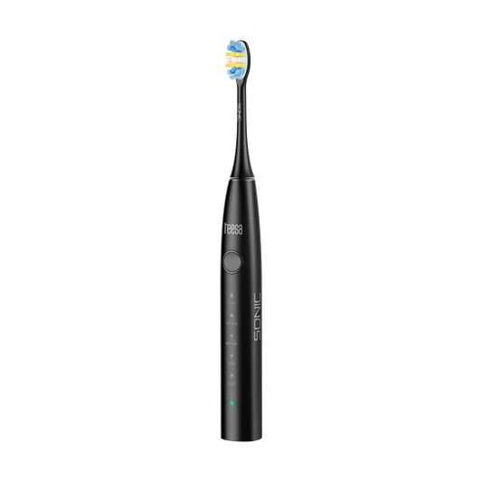 TEESA SONIC 2 Sonic Toothbrush, Black, 5 Modes, Travel Case, USB Type-C - Carlat