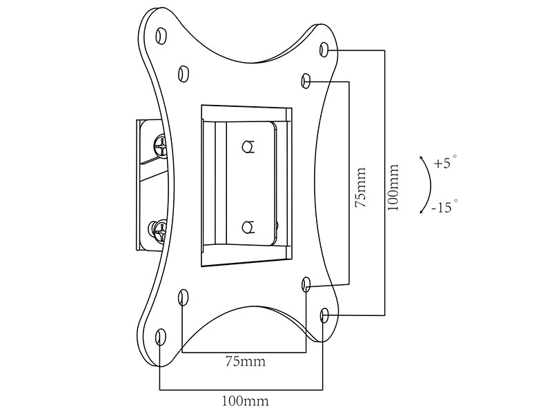 Blow TV – 76-852# HQ 10"-32" LCD TV Mount, Type X Slim – image 6