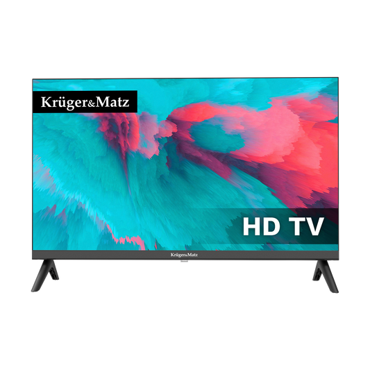 TVs – Kruger&amp;Matz 24" HD DVB-T2 H.265 HEVC TV 230/12V - Carlat