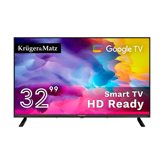 TVs – Kruger&Matz 32" HD Google TV 5.0, DVB-T2/S2/T/C, H.265 HEVC - Carlat