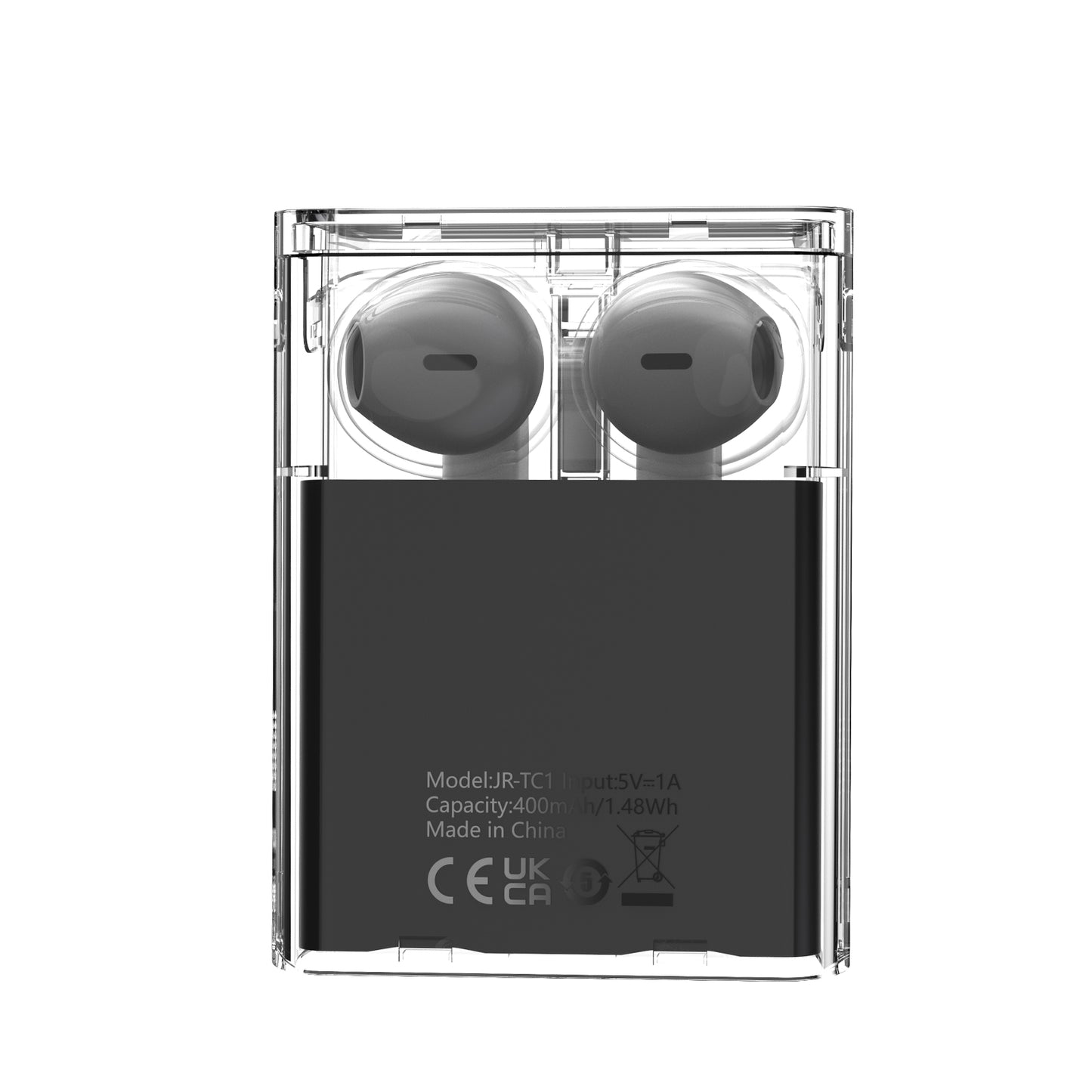 TWS IceLens Series wireless headphones with LED lights, black - Carlat