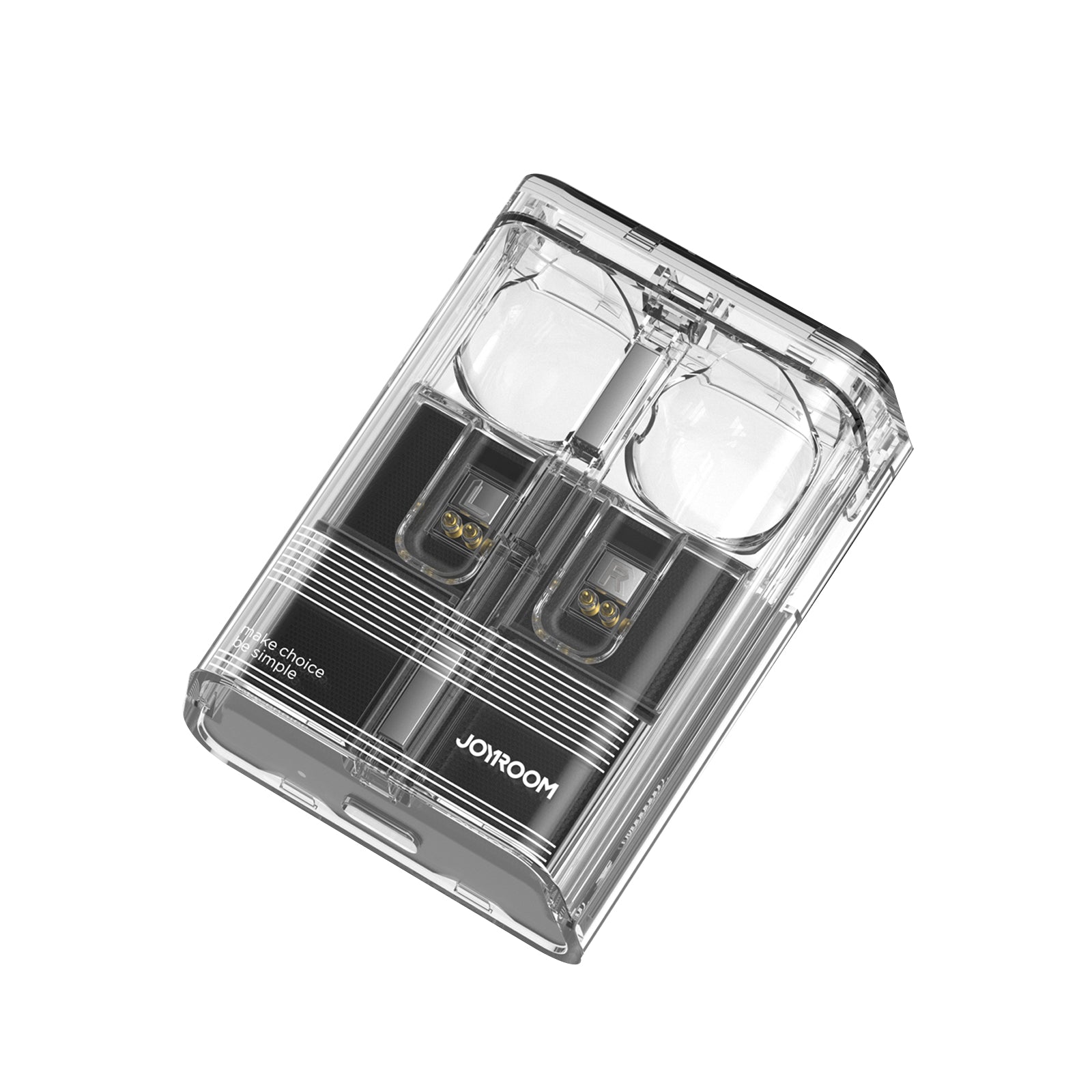 TWS IceLens Series wireless headphones with LED lights, black - Carlat