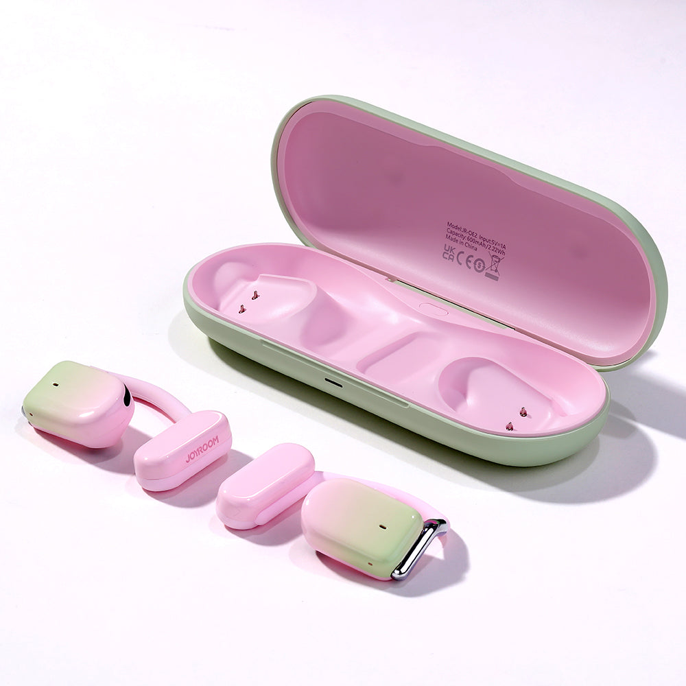 TWS Openfree JR-OE2 wireless headphones, pink - Carlat