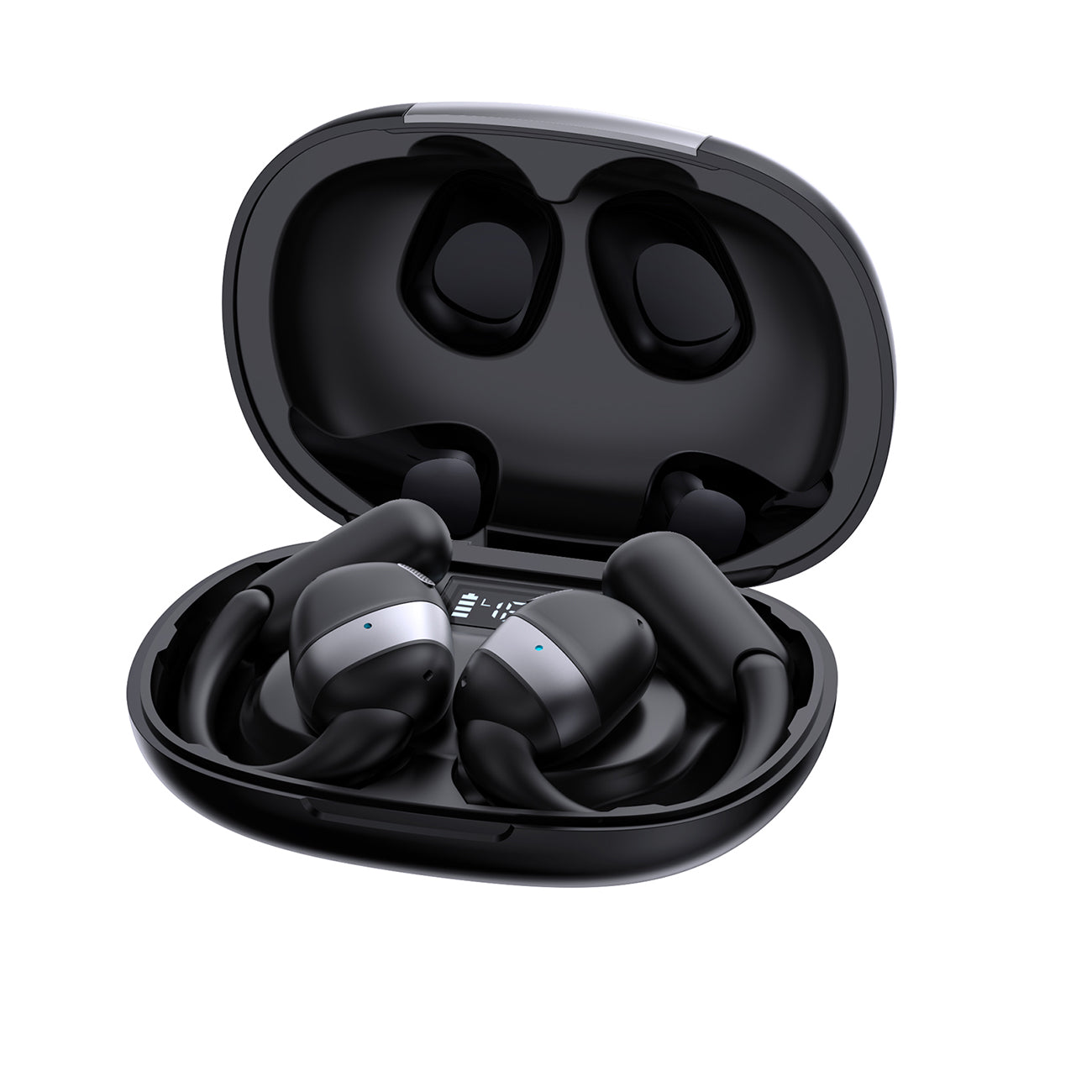 TWS open ear wireless headphones - black - Carlat