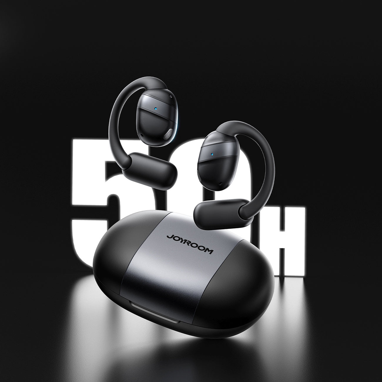 TWS open ear wireless headphones - black - Carlat