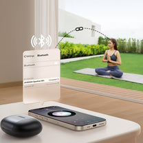 TWS open ear wireless headphones - black - Carlat