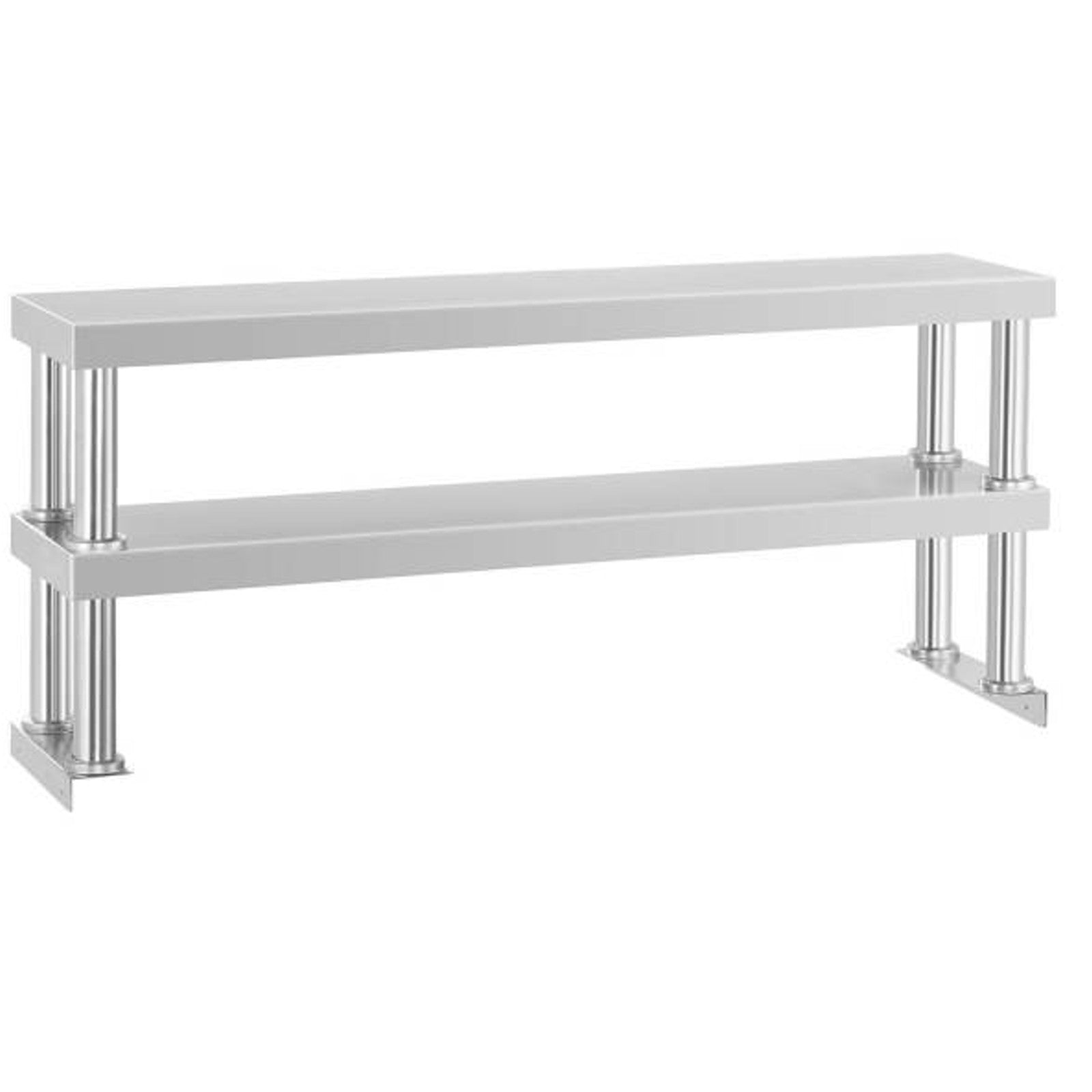 Tables – Adjustable steel shelves for the kitchen work table, - Carlat