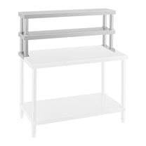 Tables – Adjustable steel shelves for the kitchen work table, - Carlat