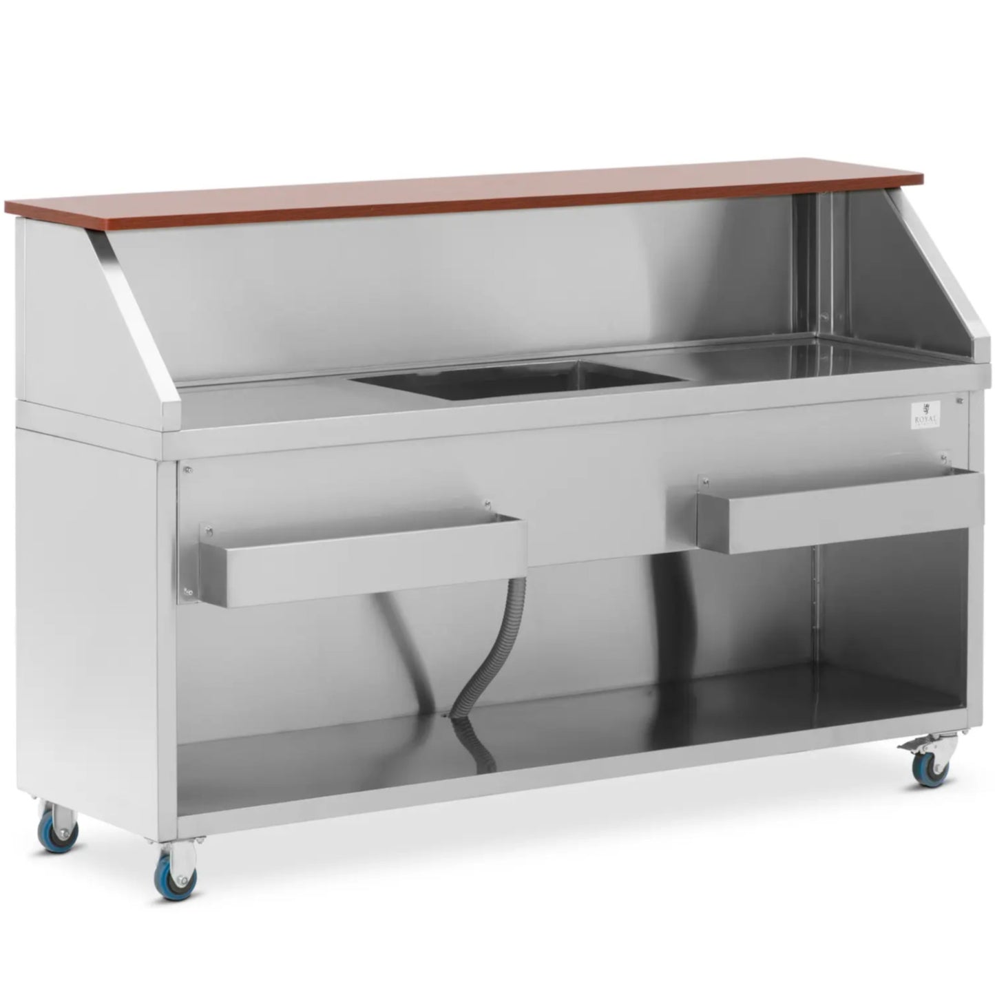 Tables – Bar station with ice compartment and shelves for - Carlat