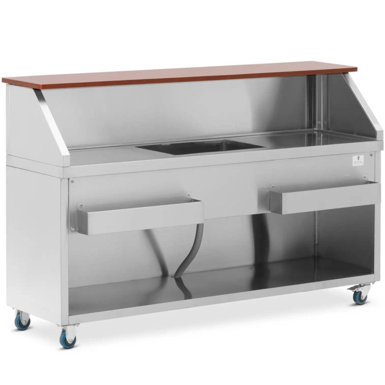 Tables – Bar station with ice compartment and shelves for - Carlat