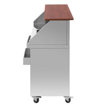 Tables – Bar station with ice compartment and shelves for - Carlat