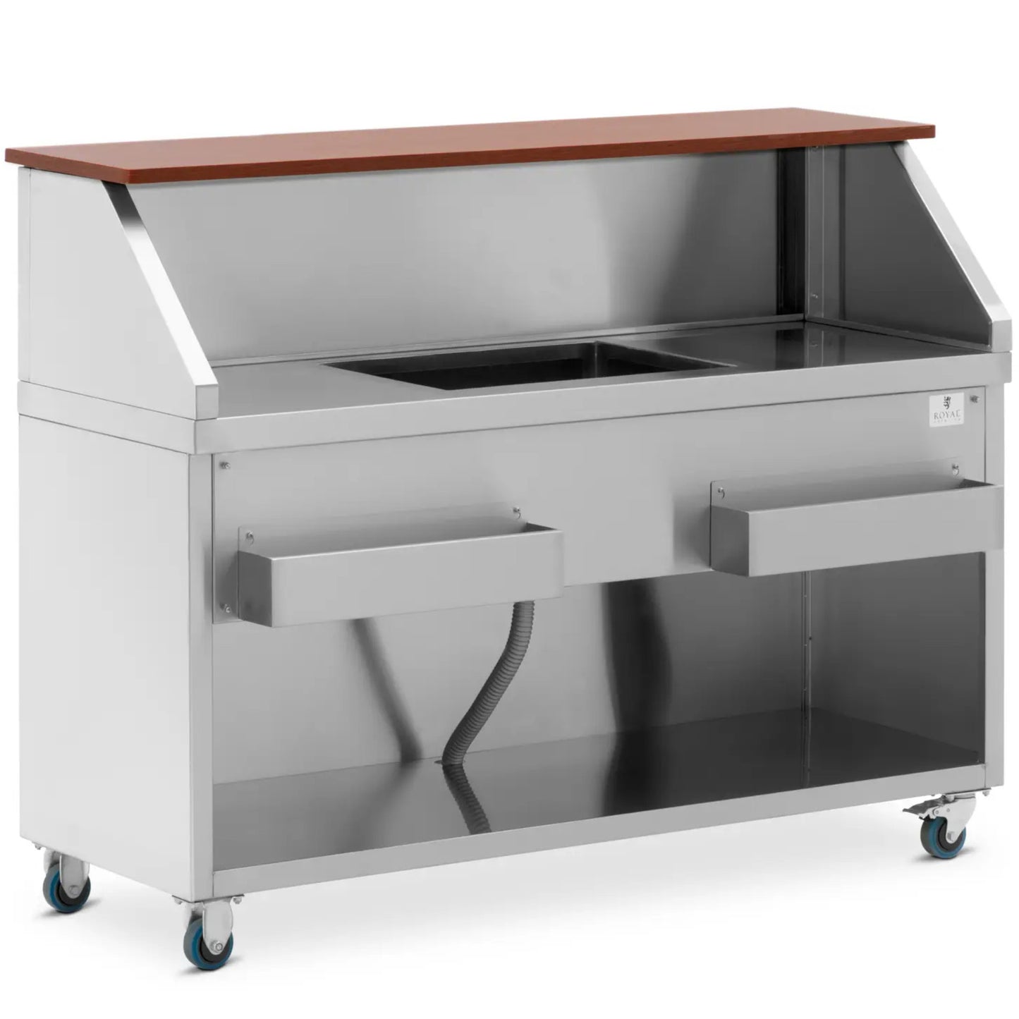 Tables – Bar station with ice compartment and shelves for - Carlat