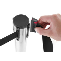 Tables – Barrier post with removable roll-up tape, length 2.7m - Carlat
