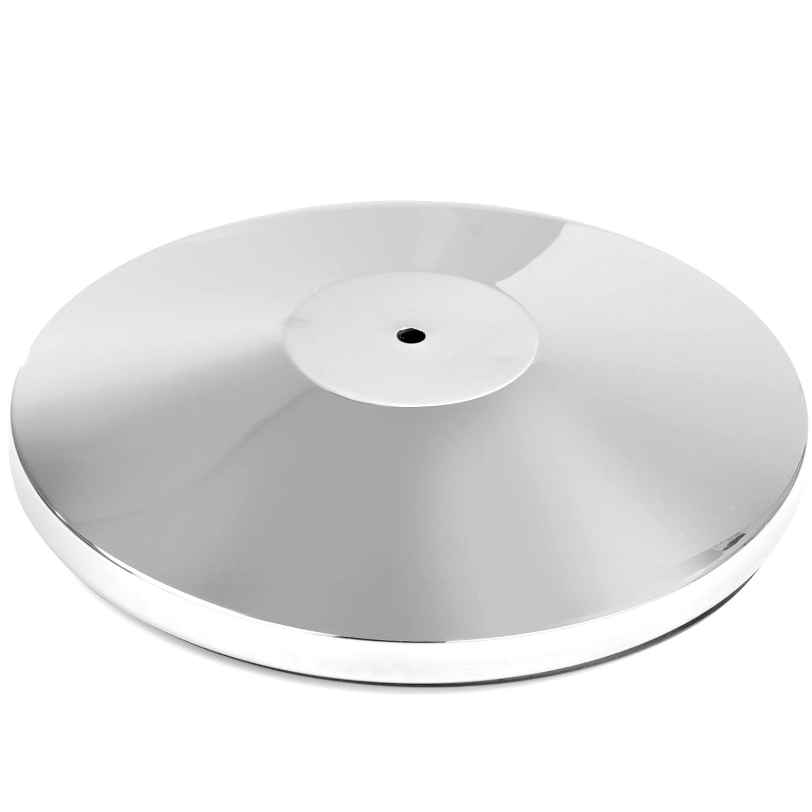 Tables – Base for a barrier post, chrome-plated, silver, diameter. - Carlat