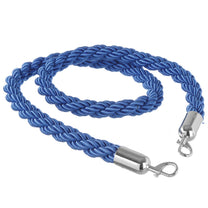 Tables – Blue rope for fence posts with silver carabiners, - Carlat