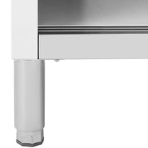Tables – Catering table with sliding door cabinet STEEL 120 - Carlat