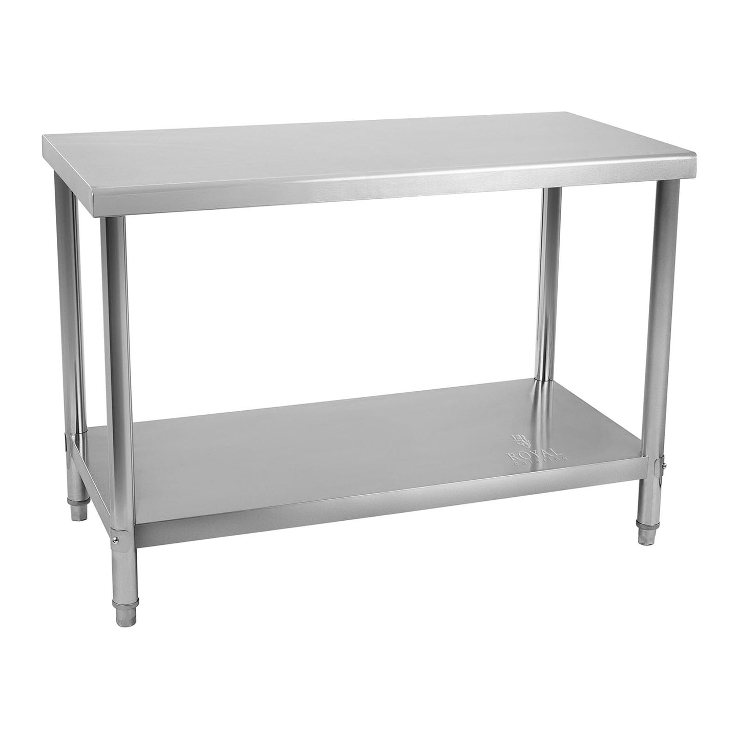 Tables – Central kitchen worktop table, stainless steel, 120x60cm - Carlat