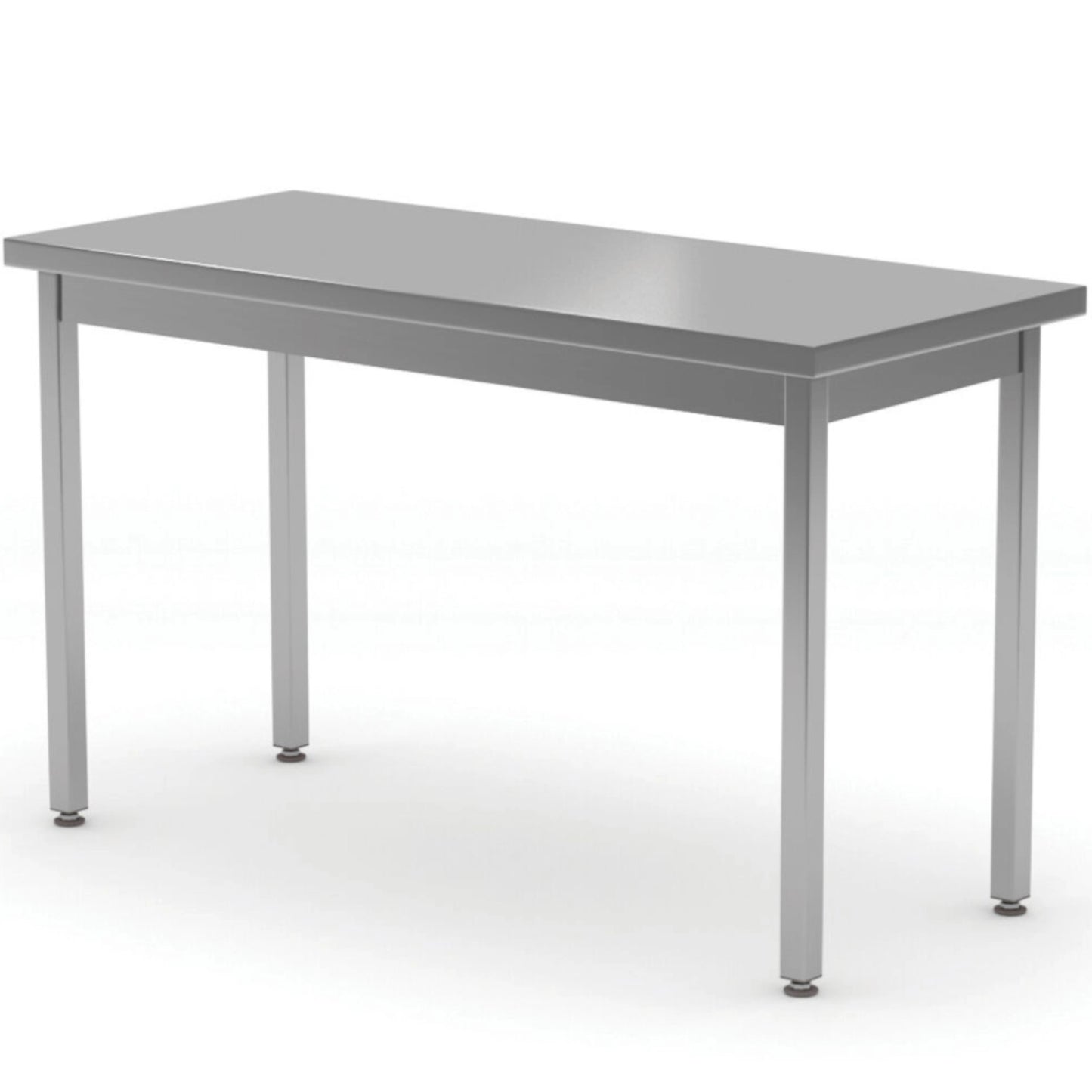 Tables – Central steel kitchen worktop table 100x60cm - Hendi - Carlat