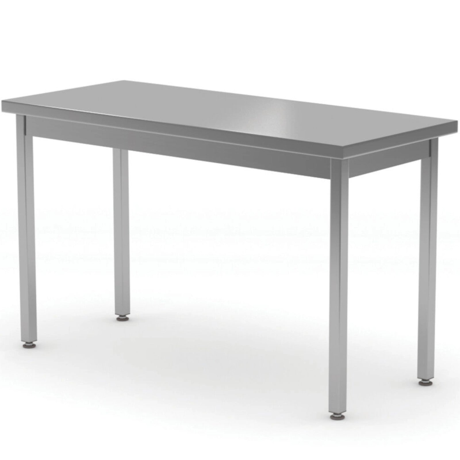 Tables – Central steel kitchen worktop table 100x60cm - Hendi - Carlat
