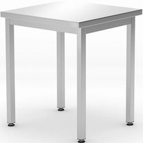Tables – Central steel kitchen worktop table 100x60cm - Hendi - Carlat