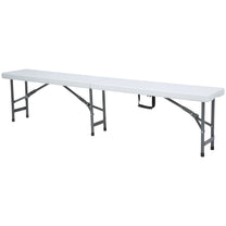 Tables – Folding catering bench white 1830 x 300 x - Carlat