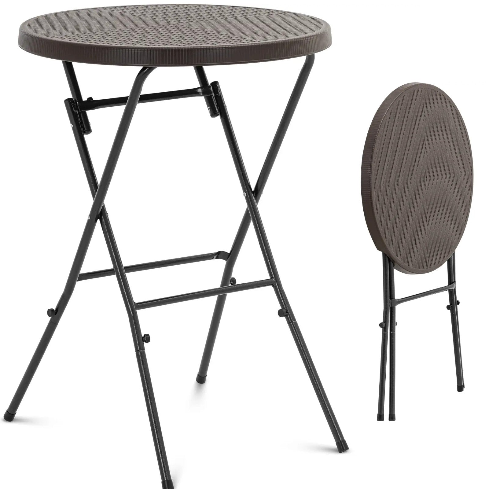 Tables – Folding garden catering table, round, 79 x 110 - Carlat