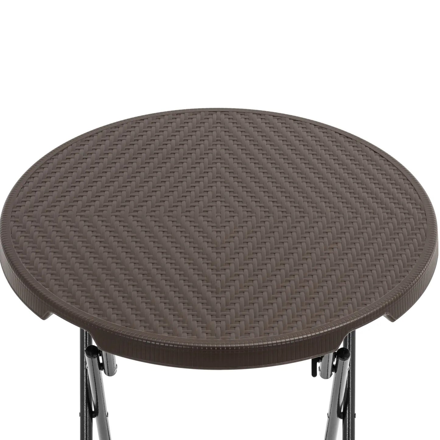Tables – Folding garden catering table, round, 79 x 110 - Carlat